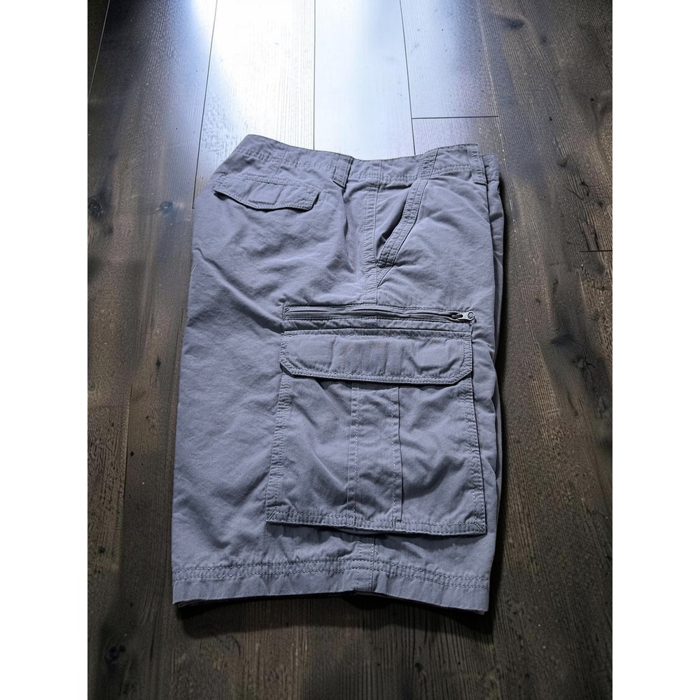Sonoma Cargo Shorts Men 30 Gray Cotton Blnd Multi Pocket Hiking Outdoor Gorpcore - Picture 3 of 6